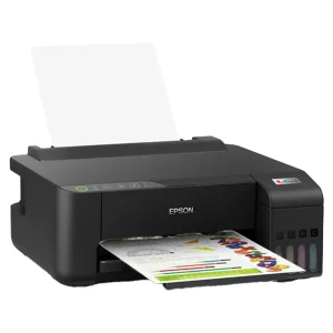 پرینتر جوهرافشان تک‌کاره اپسون مدل EcoTank L1250 با اتصال Wi-Fi و USB، سازگار با اپلیکیشن اختصاصی موبایل و پشتیبانی از کاغذ A4 تا A6