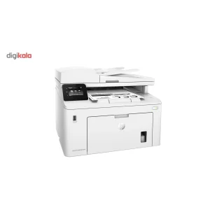 پرینتر اچ پی تک رنگ چهار کاره‌ با چاپ لیزری مدل LaserJet Pro MFP M227fdw، سایز چاپ A4، امکان چاپ دو رو، قابلیت‌ اتصال به WiFi
