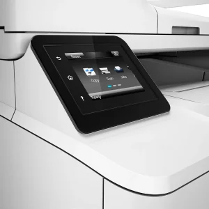 پرینتر اچ پی تک رنگ چهار کاره‌ با چاپ لیزری مدل LaserJet Pro MFP M227fdw، سایز چاپ A4، امکان چاپ دو رو، قابلیت‌ اتصال به WiFi