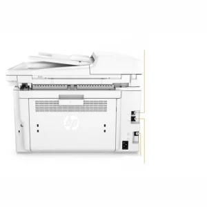 پرینتر اچ پی تک رنگ چهار کاره‌ با چاپ لیزری مدل LaserJet Pro MFP M227fdw، سایز چاپ A4، امکان چاپ دو رو، قابلیت‌ اتصال به WiFi