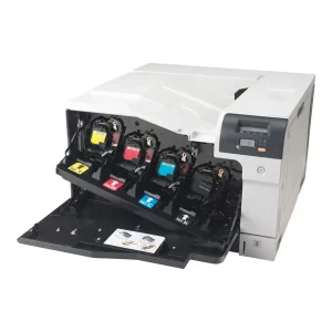پرینتر اچ پی تک رنگ تک کاره با چاپ لیزری مدل LaserJet Proffesional CP5225dn، سایز چاپ A3، قابلیت چاپ دو رو