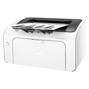 پرینتر لیزری تک‌کاره سیاه‌وسفید اچ‌پی مدل LaserJet Pro M12w با ظرفیت سینی ورودی 150 برگ و اتصال بی‌سیم Wi-Fi به موبایل و رایانه، مجهز به درگاه USB