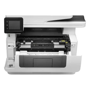 پرینتر اچ پی تک رنگ چهار کاره با چاپ لیزری مدل LaserJet Pro MFP M428fdw، سایز چاپ A4، قابلیت چاپ دو رو، مجهز به پورت شبکه و WiFi، قابلیت چاپ فایل‌های فلش مموری از طریق USB، دارای صفحه نمایش LCD