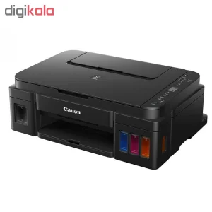 پرینتر چندکاره جوهرافشان 3 کاره کانن مدل PIXMA G3410 با مخزن جوهر، چاپ رنگی بدون حاشیه و اتصال وای‌فای