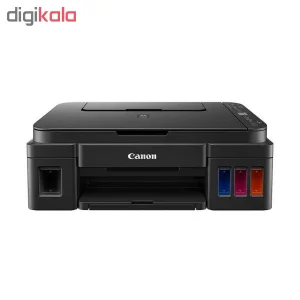 پرینتر چندکاره جوهرافشان 3 کاره کانن مدل PIXMA G3410 با مخزن جوهر، چاپ رنگی بدون حاشیه و اتصال وای‌فای