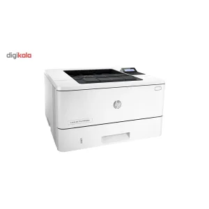 پرینتر اچ پی تک رنگ تک کاره با چاپ لیزری مدل LaserJet Pro M402dne، سایز چاپ A4، دارای فناوری خاموش‌شدن خودکار، قابلیت چاپ دو رو، سرعت زیاد چاپ