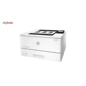 پرینتر اچ پی تک رنگ تک کاره با چاپ لیزری مدل LaserJet Pro M402dne، سایز چاپ A4، دارای فناوری خاموش‌شدن خودکار، قابلیت چاپ دو رو، سرعت زیاد چاپ