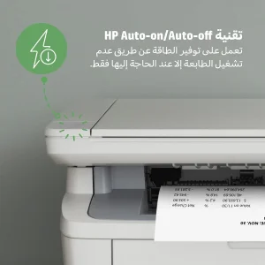 پرینتر اچ‌پی تک رنگ سه کاره با چاپ لیزری مدل LaserJet MFP M141a، سایز چاپ A4