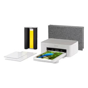 پرینتر عکس حرارتی رنگی قابل حمل شیائومی مدل 1S Set ZPDYJ03HT با اتصال بلوتوث، وای‌فای و USB، سازگار با اندروید، iOS و ویندوز
