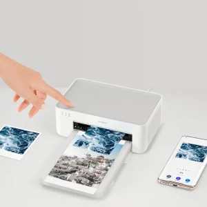 پرینتر عکس حرارتی رنگی قابل حمل شیائومی مدل 1S Set ZPDYJ03HT با اتصال بلوتوث، وای‌فای و USB، سازگار با اندروید، iOS و ویندوز