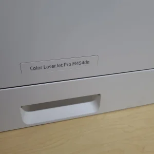پرینتر اچ‌ پی رنگی تک کاره با چاپ لیزری مدل Color LaserJet Pro M454dn، سایز چاپ A4، قابلیت چاپ دو رو