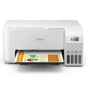 پرینتر جوهرافشان رنگی 3 کاره اپسون مدل EcoTank L3556 سایز A4 با قابلیت پرینت، اسکن و کپی، اتصال Wi-Fi و USB