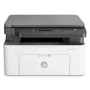 پرینتر لیزری 3 کاره اچ‌پی مدل LaserJet MFP 136a با قابلیت پرینت، اسکن و کپی، اتصال USB و نمایشگر