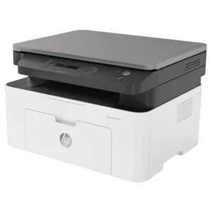 پرینتر لیزری 3 کاره اچ‌پی مدل LaserJet MFP 136a با قابلیت پرینت، اسکن و کپی، اتصال USB و نمایشگر