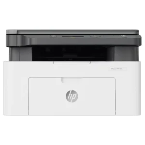 پرینتر لیزری 3 کاره اچ‌پی مدل LaserJet MFP 136a با قابلیت پرینت، اسکن و کپی، اتصال USB و نمایشگر