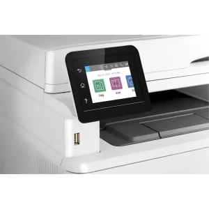 پرینتر اچ پی تک رنگ چهار کاره با چاپ لیزری مدل LaserJet Pro MFP M428fdn، سایز چاپ A4، قابلیت چاپ دو رو، چاپ فایل‌های فلش مموری از طریق USB، مجهز به پورت شبکه، دارای صفحه نمایش LCD