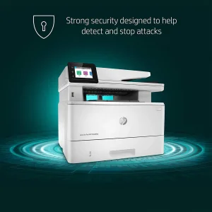 پرینتر اچ پی تک رنگ چهار کاره با چاپ لیزری مدل LaserJet Pro MFP M428fdn، سایز چاپ A4، قابلیت چاپ دو رو، چاپ فایل‌های فلش مموری از طریق USB، مجهز به پورت شبکه، دارای صفحه نمایش LCD
