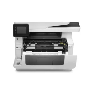 پرینتر اچ پی تک رنگ چهار کاره با چاپ لیزری مدل LaserJet Pro MFP M428fdn، سایز چاپ A4، قابلیت چاپ دو رو، چاپ فایل‌های فلش مموری از طریق USB، مجهز به پورت شبکه، دارای صفحه نمایش LCD