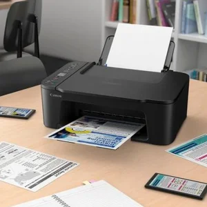 پرینتر چندکاره جوهرافشان کانن مدل PIXMA TS3640 با قابلیت چاپ بدون حاشیه، اتصال بی‌سیم Wi-Fi و پشتیبانی از چاپ موبایلی