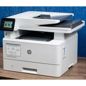 پرینتر اچ‌پی تک رنگ چهار کاره با چاپ لیزری مدل LaserJet Pro MFP 4103fdw، سایز چاپ A4، قابلیت چاپ دو روی خودکار، مجهز به پورت USB