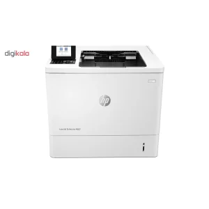 پرینتر اچ پی تک رنگ تک کاره با چاپ لیزری مدل LaserJet Enterprise M607dn، سایز چاپ A4، قابلیت تغییر زاویه، چاپ دو روی اتوماتیک، اتصال به شبکه‌ی Ethernet