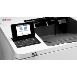 پرینتر اچ پی تک رنگ تک کاره با چاپ لیزری مدل LaserJet Enterprise M607dn، سایز چاپ A4، قابلیت تغییر زاویه، چاپ دو روی اتوماتیک، اتصال به شبکه‌ی Ethernet