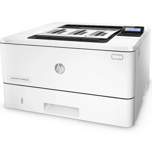 پرینتر اچ پی تک رنگ تک کاره با چاپ لیزری مدل LaserJet Pro M402dn، سایز چاپ A4، مجهز به چاپ دو روی خودکار، سرعت چاپ بالا