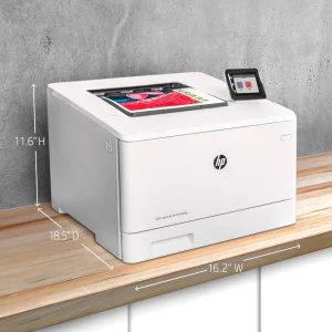 پرینتر اچ پی رنگی تک کاره با چاپ لیزری مدل Color LaserJet Pro M454dw، سایز چاپ A4، قابلیت چاپ دو رو