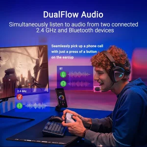 هدست گیمینگ بی سیم ایسوس مدل ROG Delta II