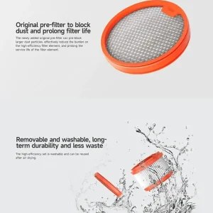 فیلتر دوار جاروبرقی شیائومی مدل Xiaomi Vacuum Cleaner G9 Plus/G10 Plus Filter Kit