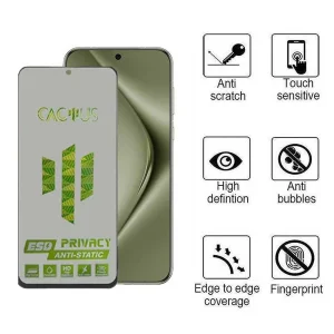 محافظ صفحه نمایش حریم شخصی اپیکوی مدل Cactus-ESD-Privacy مناسب برای گوشی موبایل هوآوی Pura 70 Pro/ Pura 70 Ultra / Nova 12S/ Nova 12i