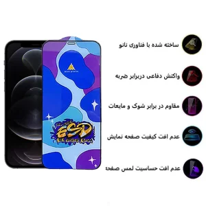 محافظ صفحه نمایش اپیکوی مدل Star ESD مناسب برای گوشی موبایل اپل iPhone 12 Pro