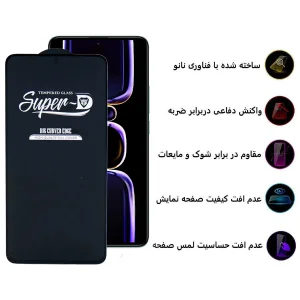 محافظ صفحه نمایش اپیکوی مدل Super 5D مناسب برای گوشی موبایل شیائومی  Redmi K60 Pro / K60 / K60E / K40