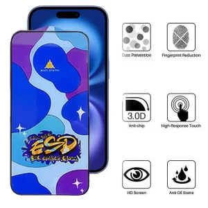 محافظ صفحه نمایش اپیکوی مدل Star ESD مناسب برای گوشی موبایل اپل iPhone 16/15