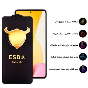 محافظ صفحه نمایش اپیکوی مدل Golden ESD مناسب برای گوشی موبایل شیائومی Mi 12 Lite / Mi 12 Lite NE / Mi 11 Lite 5G / Mi 11 Lite 4G / Mi 11 Lite 5G NE