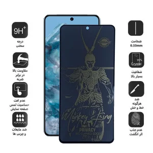 محافظ صفحه نمایش حریم شخصی اپیکوی مدل wukong privacy مناسب برای گوشی موبایل گوگل Pixel 8 Pro/ 7 Pro/9 pro XL