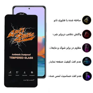 محافظ صفحه نمایش اپیکوی مدل Antistatic Dustproof مناسب برای گوشی موبایل شیائومی Redmi Note 10 Pro Max/Note 10 Pro 4G India/Internationa/Note 10 Lite