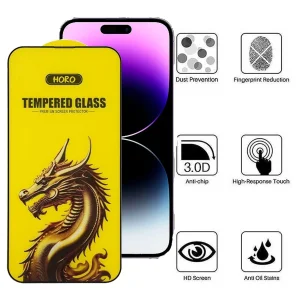 محافظ صفحه نمایش اپیکوی مدل Golden Dragon مناسب برای گوشی موبایل اپل iPhone 14 Pro Max