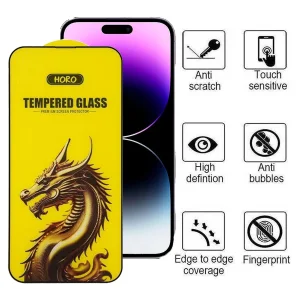 محافظ صفحه نمایش اپیکوی مدل Golden Dragon مناسب برای گوشی موبایل اپل iPhone 14 Pro Max