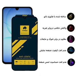 محافظ صفحه نمایش اپیکوی مدل Chelipa Anti-Static مناسب برای گوشی موبایل سامسونگ Galaxy A17 / A26 / A16