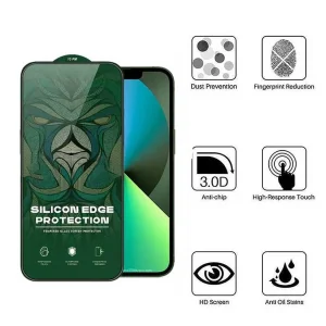 محافظ صفحه نمایش اپیکوی مدل Silicon Edges Privacy  مناسب برای گوشی موبایل اپل iPhone 16e / 13 / 13 Pro/ 14