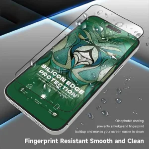 محافظ صفحه نمایش اپیکوی مدل Silicon Edges Privacy  مناسب برای گوشی موبایل اپل iPhone 16e / 13 / 13 Pro/ 14