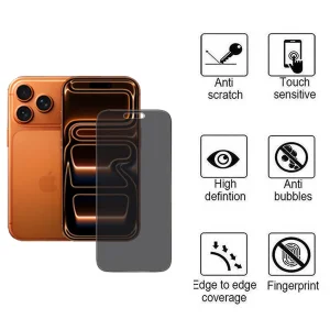محافظ صفحه نمایش حریم شخصی اپیکوی مدل Privacy مناسب برای گوشی موبایل اپل iPhone 17 Pro / 17 /16 Pro