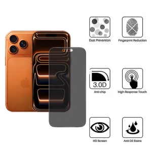 محافظ صفحه نمایش حریم شخصی اپیکوی مدل Privacy مناسب برای گوشی موبایل اپل iPhone 17 Pro / 17 /16 Pro