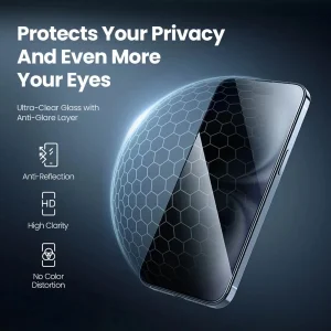 محافظ صفحه نمایش حریم شخصی اپیکوی مدل Privacy مناسب برای گوشی موبایل اپل iPhone 17 Pro / 17 /16 Pro