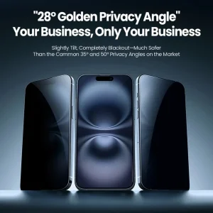 محافظ صفحه نمایش حریم شخصی اپیکوی مدل Privacy مناسب برای گوشی موبایل اپل iPhone 17 Pro / 17 /16 Pro