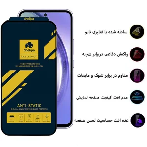 محافظ صفحه نمایش اپیکوی مدل Chelipa Anti-Static مناسب برای گوشی موبایل شیائومی Redmi K50 Ultra/ K50 Gaming