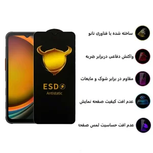 محافظ صفحه نمایش اپیکوی مدل Golden ESD مناسب برای گوشی موبایل سامسونگ Galaxy A14 4G/5G /Xcover7