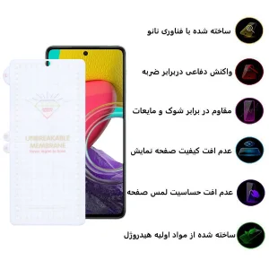 محافظ صفحه نمایش اپیکوی مدل Hydrogel مناسب برای گوشی موبایل سامسونگ Galaxy M53 / M52 / M51 / S10 Lite / Note 10 Lite