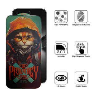 محافظ صفحه نمایش حریم شخصی اپیکوی مدل Privacy Hoodie Cat مناسب برای گوشی موبایل هوآوی  Nova 9 SE/ Nova 10 SE/ Nova 11 SE/ Nova 12/ Nova 12 Lite/ Nova 12i/ Nova 12 SE/ honor 50 Se